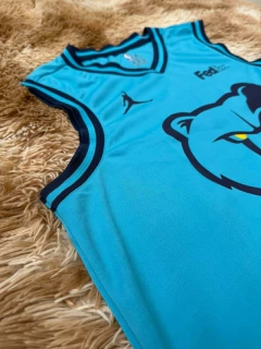 Kit 3 Regatas Memphis Azul Lakers Roxa e Bulls Preta - Seja Dunk