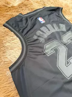 Kit 3 Regatas Lakers Bulls e Golden Toda Preta - loja online
