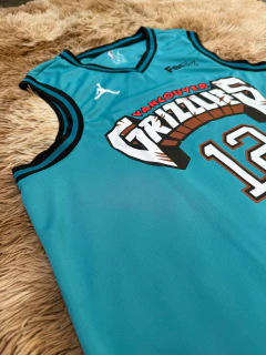 Regata Premium Pronta Entrega Memphis Grizzlies Verde Água - loja online