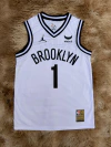 Regata Premium Pronta Entrega Brooklyn Nets branca - comprar online