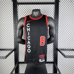 Regata Chicago Bulls Preta City Edition Temp. 24 - Seja Dunk