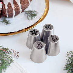 Set 4 Boquillas Rusas Navidad