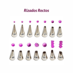 BOQUILLAS CHICAS RIZADOS RECTOS