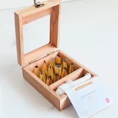 Caja 12 Boq. Grandes Gold - tienda online