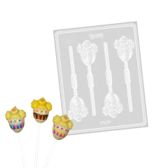 Molde Chupetín Huevo y Pollito - comprar online