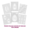 Moldes Simples Huevos Pascuas - PROMO