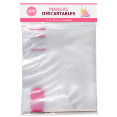 Mangas Descartables 58 cm x 12 U.