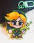 Gatcha de Chaveiro Acrílico - Link - Maju Bengel