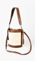 Cartera Ibiza rafia y cuero