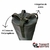 Bolsa Boxeo 90 Cm Cordura NEGRA (RELLENO INCLUIDO) - LOBIZON Equipamiento Deportivo