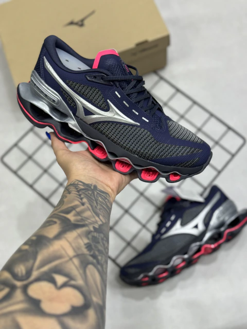 Mizuno Prophecy 15 Azul Cinza Vermelho