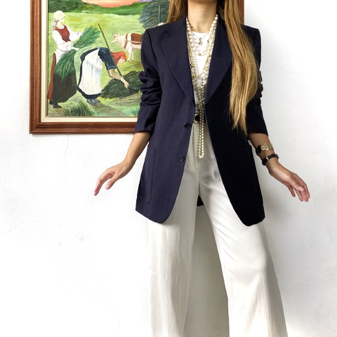 Blazer Italiano Azul Marinho - Tamanho M