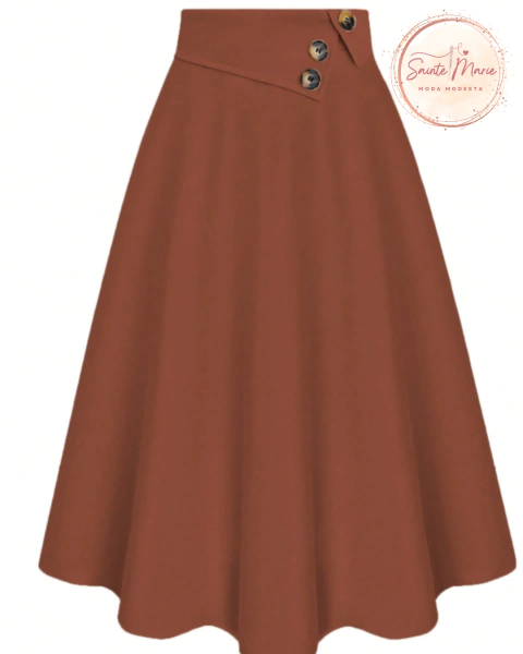 Saia Midi Versalles - Sainte Marie Moda Modesta
