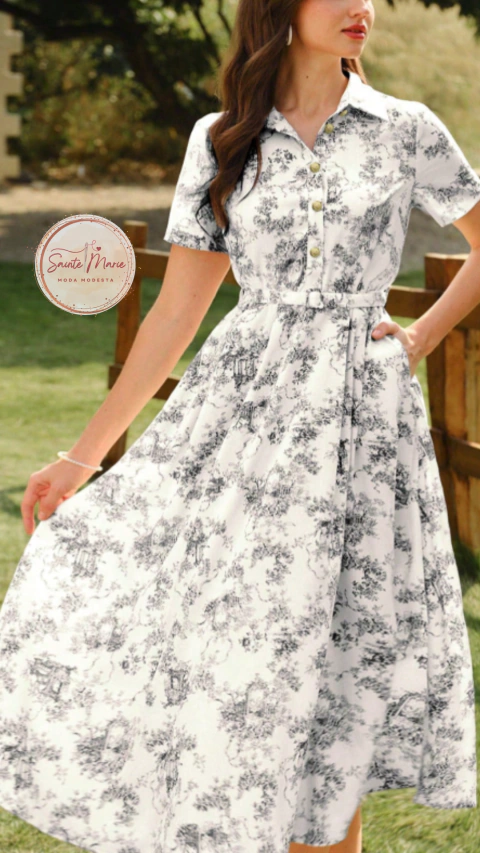 Vestido "Lírios do Campo na internet