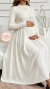 Vestido Materno “Presença Serena” - comprar online