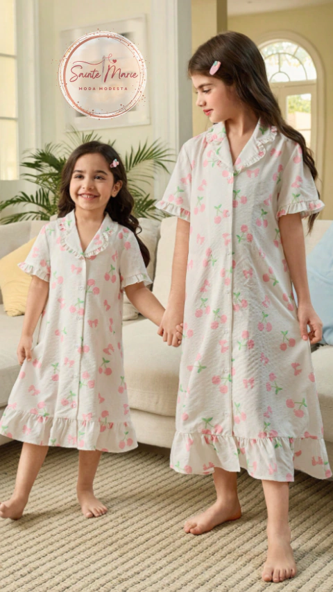 Camisola Infantil “Doçura das Cerejas” na internet