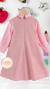 Vestido Infantil/ Juvenil - Manga Longa com Babado Xadrez - PEQUENAS DONZELAS - loja online