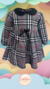 Imagem do Vestido Infantil Xadrez Flanelado