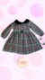 Vestido Infantil Xadrez Flanelado