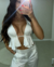 Top Sasha Acetinado Off - loja online