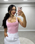 Blusa Regata Kim Canelada Rosa Candy (SALE) - comprar online