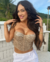 Corset Glitter Champagne - comprar online