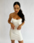 Vestido Corset Paetê Off Furta-cor
