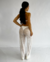 Calça Wide Tricot Branca - comprar online