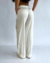 Calça Wide Acetinada Off White (SALE) - loja online
