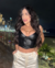 Corset Scandal Couro Liso Preto