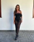 Vestido Bianca Tule Preto