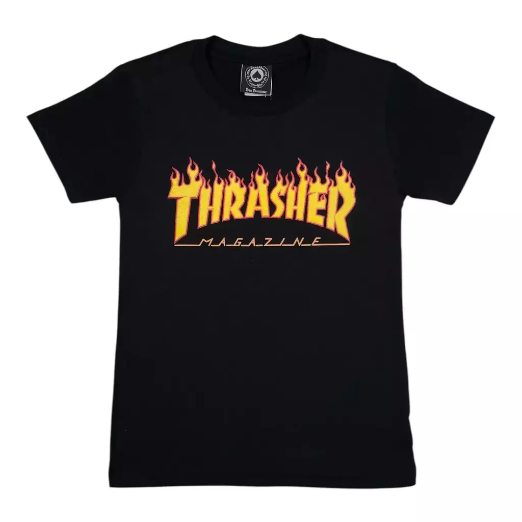 Remera Thrasher Flame