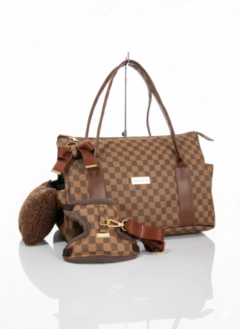 KIT BOLSA GLAMPET COM PEITORAL - comprar online