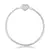Pulseira berloques fecho coração cravejado