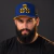 Boné Trucker Barba dos Sonhos - Azul Marinho e Amarelo - loja online