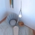 Lustre pendente drop gota com globo cobre - comprar online
