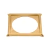 Porta ralo click 15x15 suporte dourado inox 304