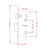 Fechadura externa Pado Ascot grafite escovado 55mm - comprar online