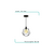 Pendente luminaria lustre aramado laguna preto - loja online