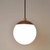 Pendente decorativo modelo Sphera com 1 globo - Rose fosco - comprar online