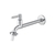 Torneira parede jardim/lavatório longa metal com bico 1159