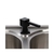 Dispenser para detergente de embutir em bancada quadrado - Preto - comprar online