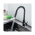 Torneira gourmet monocomando giratória extensível preto - comprar online