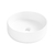 Cuba de louça para banheiro redonda modelo Moscou 36x36cmx30cm - Branco