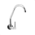 Torneira para cozinha 1/4 V de parede metal cromada 1167 C61