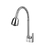 Torneira de parede para cozinha Gourmet base quadrada em metal - Cromado