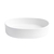 Cuba de louça para banheiro oval modelo Luxuoso 55cmx42cm - Branco