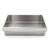 Cuba de aço Inox para banheiro retangular modelo de embutir 50cmx36cm - Escovado