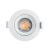 Spot de embutir led direcionável redondo 3w 2700k - Branco quente