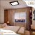 Painel Plafon Led de Sobrepor Quadrado Preto 18w Makled - comprar online